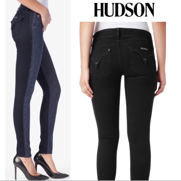 Hudson Jeans Denim - 💜SOLD💜Hudson Snake Collin Skinny Jean Vice Versa
